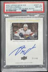 Anton Lundell #R-AL Hockey Cards 2021 Upper Deck Ice Exquisite Collection Rookie Signatures Prices