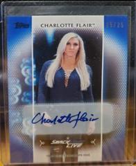 Charlotte Flair [Blue Autograph] Wrestling Cards 2017 Topps WWE Women's Division Prices