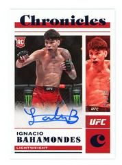 Ignacio Bahamondes [Blue] #CS-IBH Ufc Cards 2023 Panini Chronicles UFC Signatures Prices