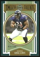 Jamal Lewis [Green] Football Cards 2022 Panini Legacy Timeless Talents Prices