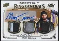 Matt Jackson [Autograph] #RL-17 Wrestling Cards 2021 Upper Deck AEW Spectrum Ring Generals Relics Prices