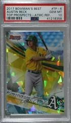 Austin Beck [Atomic Refractor] #TP-6 Baseball Cards 2017 Bowman's Best Top Prospects Prices