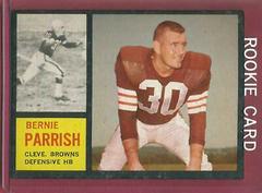 Bernie Parrish #34 Football Cards 1962 Topps Prices