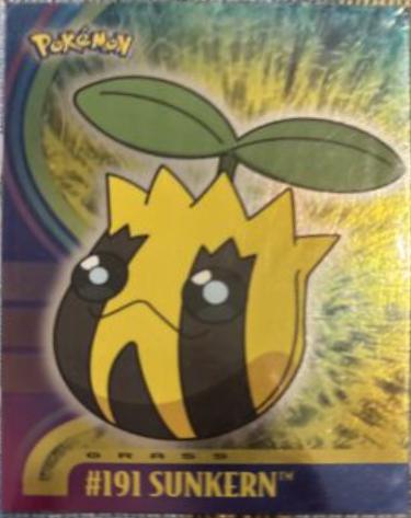 Sunkern #191 Pokemon 2001 Topps Johto