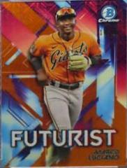Marco Luciano [Orange Refractor Mega Box Mojo] #FUT-ML Baseball Cards 2021 Bowman Chrome Futurist Prices