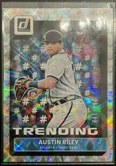 Austin Riley [Silver] #T-2 Baseball Cards 2022 Panini Donruss Trending Prices