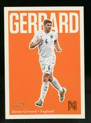 Steven Gerrard [Orange] #73 Soccer Cards 2017 Panini Nobility Prices