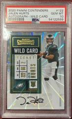 Jalen Hurts [Autograph Wild Card] Football Cards 2020 Panini Contenders Prices