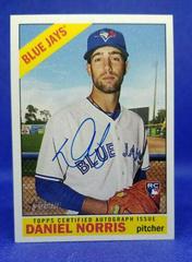 Daniel Norris Baseball Cards 2015 Topps Heritage Real One Autographs Prices