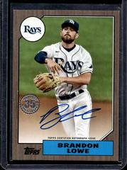Brandon Lowe [Gold] Baseball Cards 2022 Topps 1987 Autographs Prices
