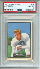 Art Betts #25 Football Cards 1951 Topps Magic Prices