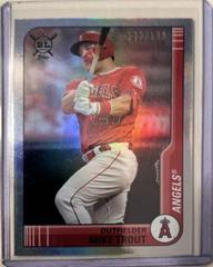 Mike Trout [Rainbow Foil] #1 Baseball Cards 2021 Topps Big League Prices