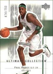 Paul Pierce Basketball Cards 2003 Ultimate Collection Prices