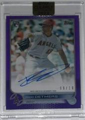 Reid Detmers [Purple] #CAA-RD Baseball Cards 2022 Topps Clearly Authentic Autographs Prices