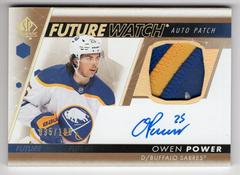 Owen Power #FWAP-OP Hockey Cards 2022 SP Authentic Future Watch Autograph Patch Prices