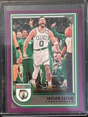 Jayson Tatum [Purple] Basketball Cards 2022 Panini Hoops Prices