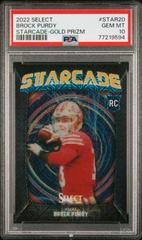 Brock Purdy [Gold] Football Cards 2022 Panini Select Starcade Prices