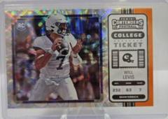 Will Levis [Orange] #2 Football Cards 2023 Panini Chronicles Draft Picks Contenders College Ticket Prices