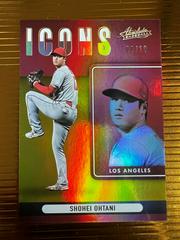 Shohei Ohtani [Retail Holo Gold] Baseball Cards 2022 Panini Absolute Icons Prices