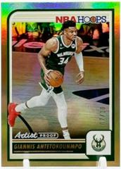 Giannis Antetokounmpo [Artist Proof Gold] Basketball Cards 2023 Panini Hoops Prices