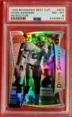 Deion Sanders [Refractor] #BC9 Football Cards 1996 Bowman's Best Cuts Prices
