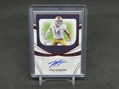 Kyle Hamilton [Ruby] #SM-KHA Football Cards 2022 Panini Immaculate Collegiate Signature Moves Prices