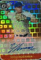 Nico Hoerner [Pandora] #RS87-NH Baseball Cards 2021 Panini Donruss Optic Retro 1987 Signatures Prices