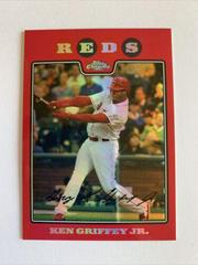 Ken Griffey Jr. [Red Refractor] #152 Baseball Cards 2008 Topps Chrome Prices