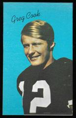 Greg Cook [Square Corner Proof] Football Cards 1970 Topps Super Prices
