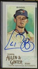 Cavan Biggio [Black Frame] Baseball Cards 2020 Topps Allen & Ginter Mini Autographs Prices