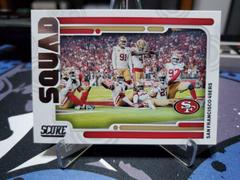San Francisco 49ers #S17 Football Cards 2022 Panini Score Squad Prices
