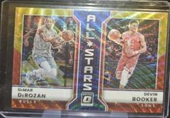 DeMar DeRozan, Devin Booker [Red Gold Wave] Basketball Cards 2022 Panini Donruss Optic All Stars Prices