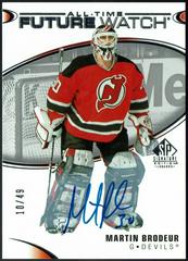 Martin Brodeur [Autograph] Hockey Cards 2020 SP Signature Edition Legends Prices