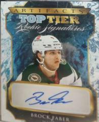 Brock Faber Hockey Cards 2023 Upper Deck Artifacts Top Tier Rookie Signatures Prices