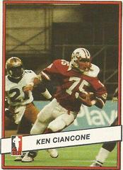 Ken Ciancone Football Cards 1985 Jogo CFL Prices