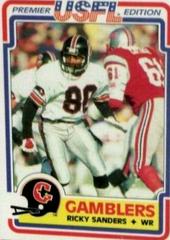 Ricky Sanders #38 Football Cards 1984 Topps USFL Prices