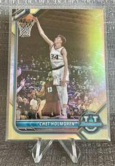 Chet Holmgren [Chrome Gold Refractor] #89 Basketball Cards 2021 Bowman University Prices