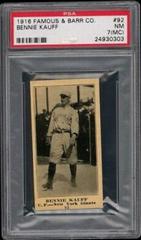 Bennie Kauff #92 Baseball Cards 1916 Famous & Barr Co Prices
