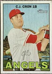 C.J. Cron [Green Bat Tip] #58 Baseball Cards 2016 Topps Heritage Prices