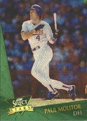 Paul Molitor #23 Baseball Cards 1993 Score Select Stars Prices