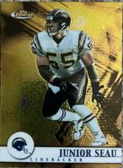 Junior Seau #8 Football Cards 2001 Topps Finest Prices