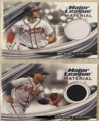Ozzie Albies #MLM-OA Baseball Cards 2023 Topps Series 1 Major League Material Relics Prices