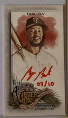 Byron Buxton [Red Ink] #MA-BB Baseball Cards 2022 Topps Allen & Ginter Mini Autographs Prices