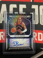 Dalano Banton [Purple] #RES-DLB Basketball Cards 2021 Panini Obsidian Rookie Eruption Signatures Prices