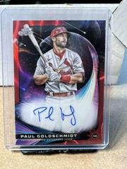 Paul Goldschmidt [Red Flare] #CCA-PG Baseball Cards 2022 Topps Cosmic Chrome Autographs Prices