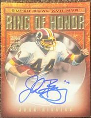 John Riggins Football Cards 2002 Topps Ring of Honor Autographs Prices