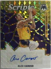 Alex Caruso [Gold] #SC-ACR Basketball Cards 2019 Panini Mosaic Scripts Prices