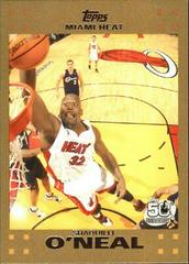 Shaquille O'Neal [Gold] #32 Basketball Cards 2007 Topps Prices