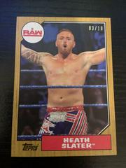 Heath Slater [Gold] #49 Wrestling Cards 2017 Topps WWE Heritage Prices