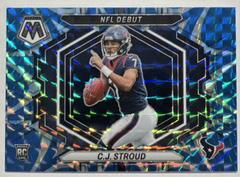 C. J. Stroud [Reactive Blue] #ND-3 Football Cards 2023 Panini Mosaic NFL Debut Prices